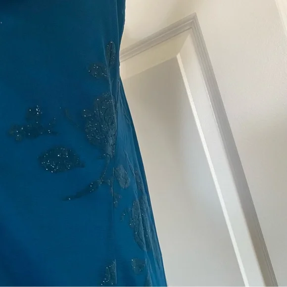 Vintage teal mesh fairy dress - Picture 7 of 7